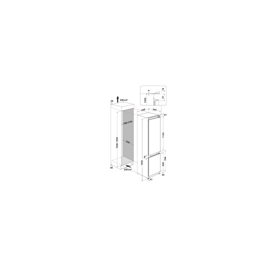 Ledusskapis Whirlpool WHC20 T352