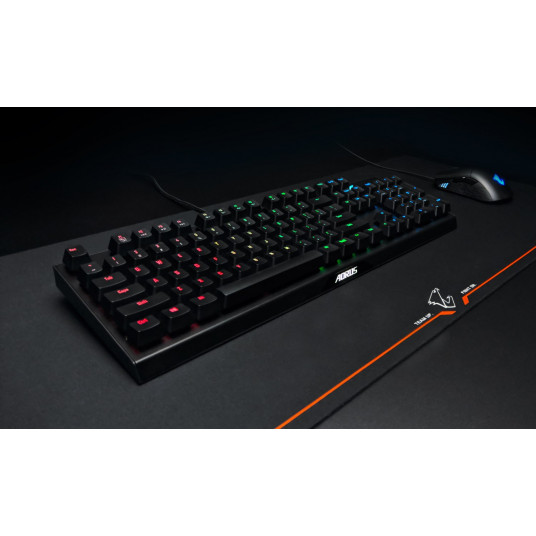 GIGABYTE AMP900 Gaming Mouse Pad Black, Orange