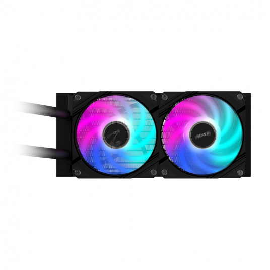 GIGABYTE AORUS WATERFORCE II 240 CPU universālais šķidruma dzesētājs 12 cm melns