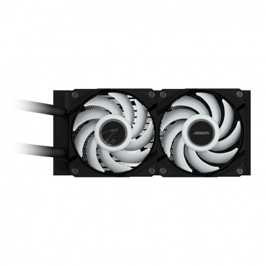 GIGABYTE AORUS WATERFORCE II 240 CPU universālais šķidruma dzesētājs 12 cm melns