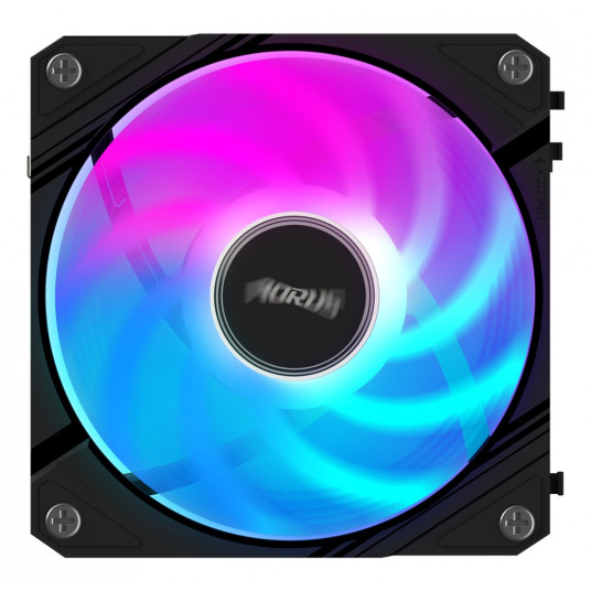 GIGABYTE AORUS EZ CHAIN FAN 120 pamatplates ventilators 12 cm melns 1 gab.