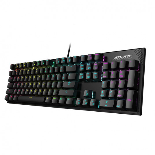 GIGABYTE AORUS K1 Gaming Keyboard USB QWERTY angļu Black