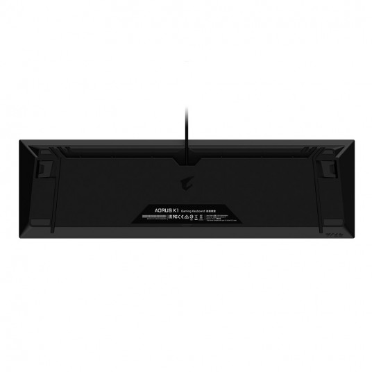 GIGABYTE AORUS K1 Gaming Keyboard USB QWERTY angļu Black