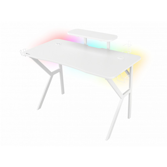 Gaming Desk Genesis Holm 320, RGB, White