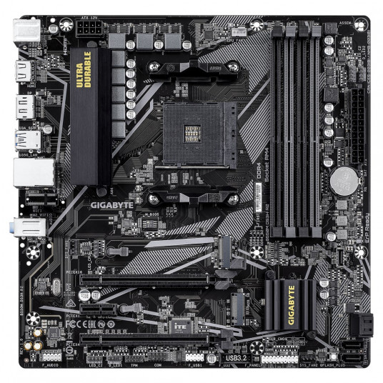 GIGABYTE B550M DS3H R2 pamatplate AMD B550 AM4 micro ATX slots