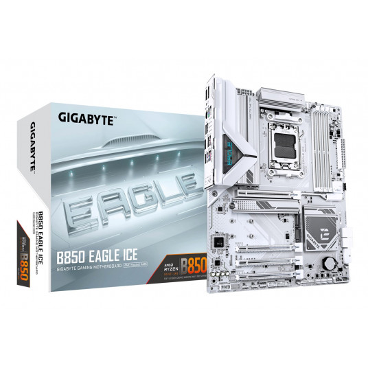 GIGABYTE B850 EAGLE ICE pamatplate AMD B850 AM5 socket ATX