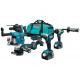 MAKITA. ZES. KOMBINĒTAIS 18V DLX4155TX1 (DGA504+DDF486+DTD153)