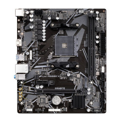 Gigabyte A520M K 1.0 M/B Procesoru saime AMD, Procesora ligzda AM4, DDR4 DIMM, Atmiņas sloti 2, Atbalstītie cietā diska saskarnes SATA, M.2, SATA savienotāju skaits 4, Chipset AMD A520, Micro ATX