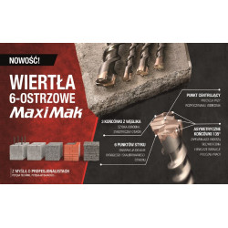 MAKITA Urbis SDS MAX 28x 400x 540mm MAXI MAK 6-FLUTE
