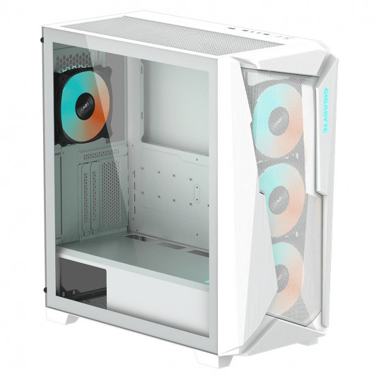 GIGABYTE C301 GLASS WHITE Midi Tower PC Case White