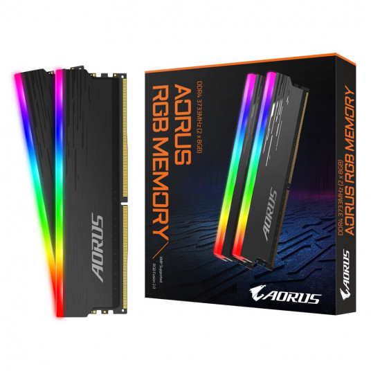 GIGABYTE AORUS RGB atmiņas modulis 16 GB 2 x 8 GB DDR4 3733 MHz