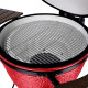 Grils Kamado BIGGRILL Pro 23.5" sarkans + pārsegs, pelnu tīrīšanas rīks, vistas turētājs, multi-sistēma, pelnu savākšanas rīks