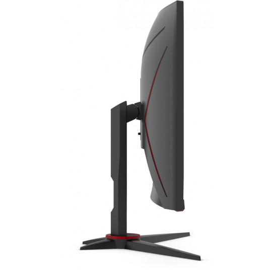 Monitors AOC C24G2AE/BK, 24" FullHD, IPS, 1ms, 165Hz, 250 cd/m², Black/Red