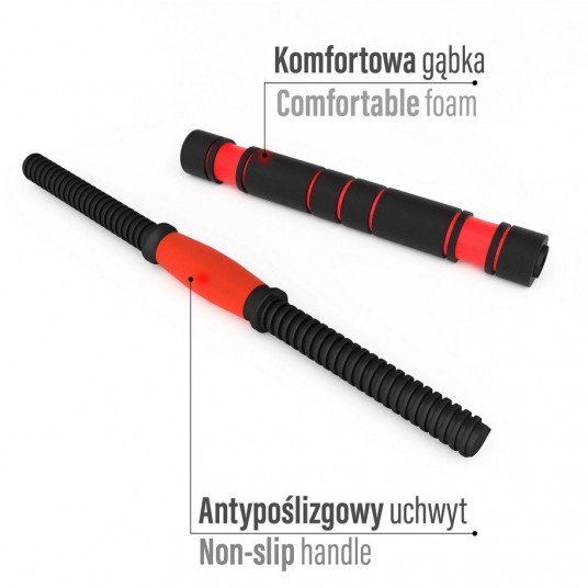 6IN1 SVARA KOMPLEKTS HMS SGN130 (stieņa stieņi, hanteles UN SVARI) 30 KG