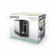 Gorenje Toaster T1100CLBK Power 1100 W, Number of slots 2, Housing material Plastic/Metal, Black