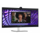 LCD monitors|DELL|P3424WEB|34"|Izliekts/21: 9|Paneļa IPS|3440x1440|21:9|60Hz|5 ms|Skaļruņi|Kamera 4MP|Grozāma|Regulējams augstums|Slīpums|210-BFOB