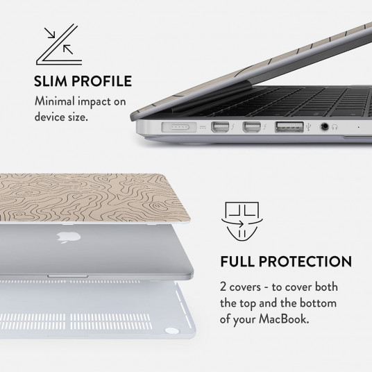 Datora futrālis Wild Terrain Macbook case for Macbook Pro 13 A1989 / A2159