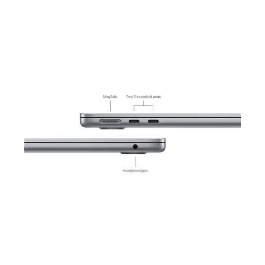 Klēpjdators  MacBook Air 13.6" Apple M3 Chip 8C CPU, 16GB RAM, 512GB SSD, Space Grey INT, MXCR3ZE/A