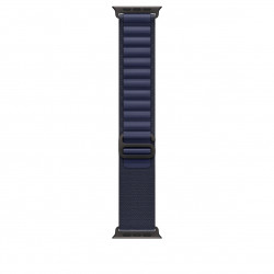 Siksniņa Apple Watch 49mm Navy Alpine Loop - Medium - Black Titanium Finish