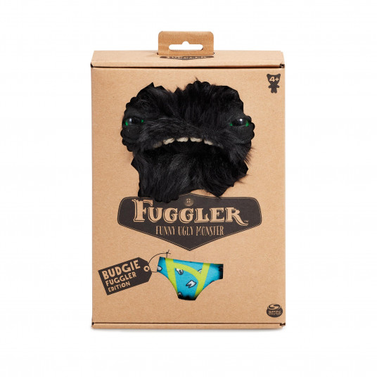 FUGGLER plīša briesmonis Wide Eyed Weirdo, melns, 320-15130-I