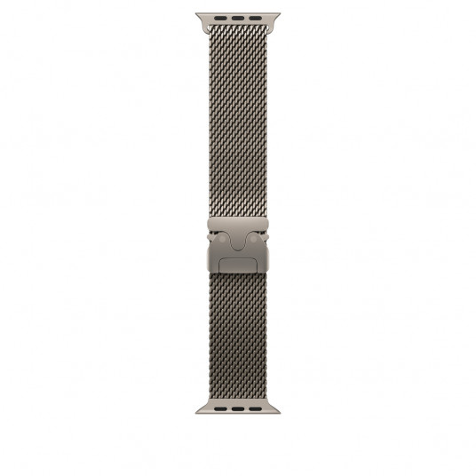 Siksniņa Apple Watch 49mm Natural Titanium Milanese Loop - Medium