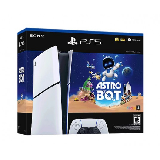 Spēļu konsole Sony Playstation 5 Slim Digital Edition (PS5) 1TB White + ASTRO BOT Bundle