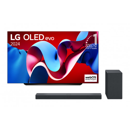 Televizors LG OLED83C41LA OLED 83" Smart + Soundbar LG SC9S