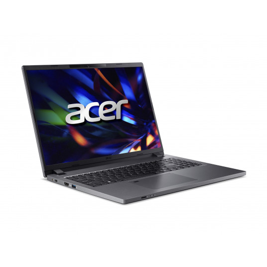 Klēpjdators Acer TravelMate TMP216-51-50XU Gray, 16 ", Intel Core i3, i5-1335U, 8 GB, SSD 256 GB, Intel Iris Xe Graphics, Windows 11 Pro NX.B17EL.004