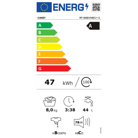 Veļas mašīna Candy RP 586BWMBC/1-S