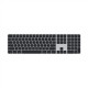 Tastatūra Magic Keyboard with Touch ID and Numeric Keypad for Mac models with Apple silicon Russian Black Keys MXK83RS/A