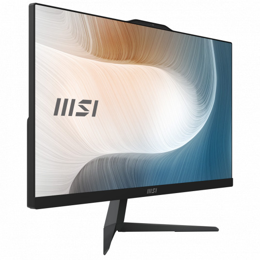 MSI Modern AM242 12M-1629XDE All-in-One schwarz 23.8" (60,5cm) FHD Display, Intel Core i3-1215U, 8GB RAM, 256GB M.2 SSD, Intel Grafik, Wi-Fi 6E, Bluet