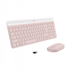 Logitech Slim Combo MK470 (W), rozā