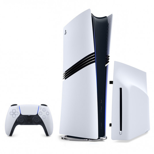 Spēļu konsole Sony Playstation 5 Pro (PS5 PRO) 2TB White + PS5 Disc drive
