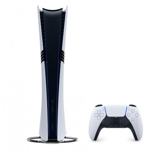 Spēļu konsole Sony Playstation 5 Pro (PS5 PRO) 2TB White + papildus pults Sony DualSense PS5
