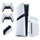 Spēļu konsole Sony Playstation 5 Pro (PS5 PRO) 2TB White + papildus pults Sony DualSense PS5 + Uzlādes stacija Sony DualSense PS5 + PS5 Disc drive