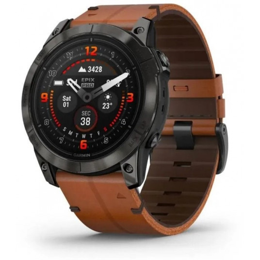 "Garmin Epix Pro Gen 2 51 mm safīra pelēks ar oglekļa pārklājumu