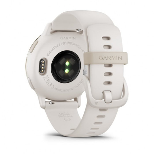 Garmin Vivoactive 5 3,05 cm (1,2") AMOLED digitālais 390 x 390 pikseļu skārienekrāns Balts Wi-Fi GPS (satelīts)