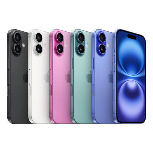 Apple iPhone 16 15,5 cm (6,1") Dual SIM iOS 18 5G USB Type-C 256 GB Melns