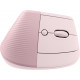 Logitech Lift Vertical Ergonomic Mouse (Pink)