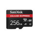 SanDisk microSDXC Express 256GB 200/140 MB/s V30 UHS-I U3