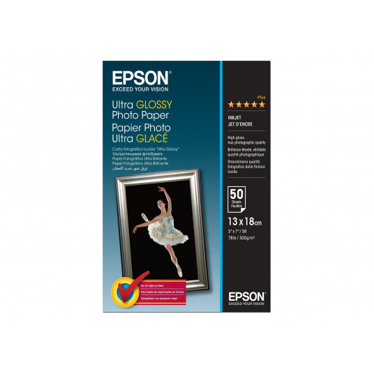 Īpaši spīdīgs fotopapīrs | 300 g/m² | 13 x 18 cm | Fotopapīrs