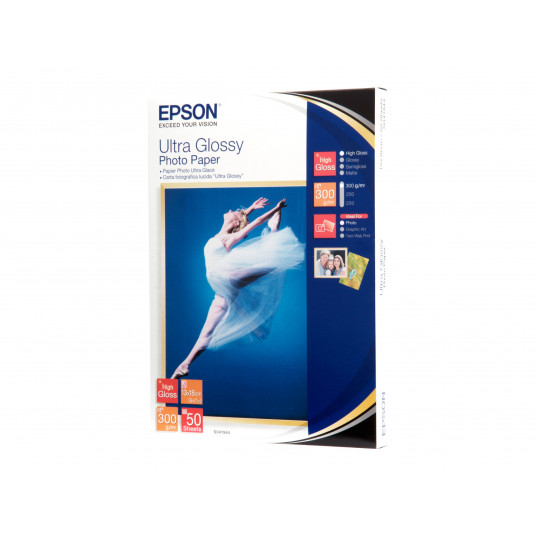 Īpaši spīdīgs fotopapīrs | 300 g/m² | 13 x 18 cm | Fotopapīrs