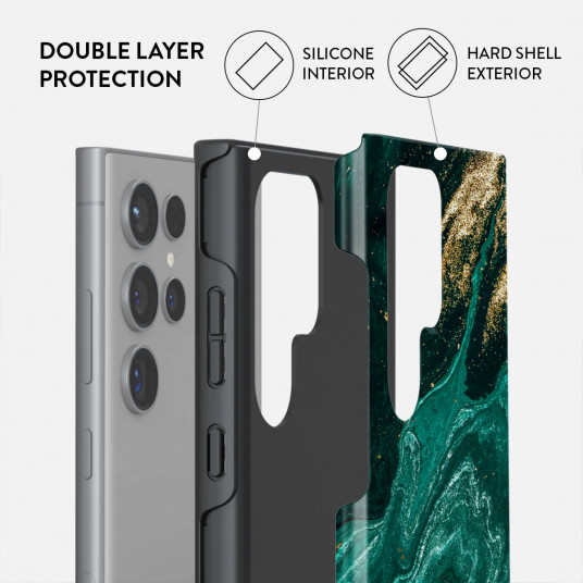 Vāciņš Burga Samsung Galaxy S24 Ultra Emerald Pool Tough