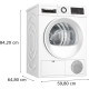Veļas žāvētājs  Bosch WQG2320LSN