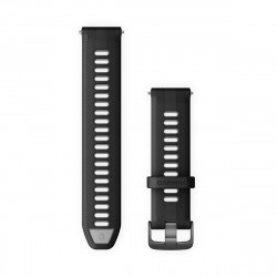 Forerunner Watch Bands (22 mm), Black/Powder Grey with Slate Hardware