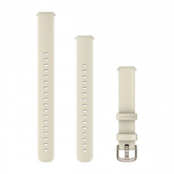 Lily 2 Bands (14 mm), Coconut silicone, cream gold hardware