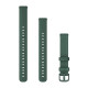 Lily 2 Bands (14 mm), Jasper green silicone with jasper green hardware