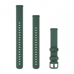 Lily 2 Bands (14 mm), Jasper green silicone with jasper green hardware