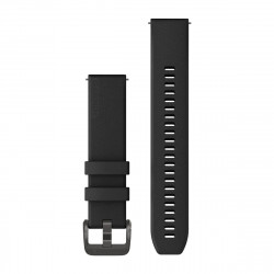 Quick Release Bands (20 mm), Black, gunmetal hardware