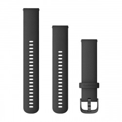 Quick Release Bands (20 mm), Black, slate hardware
